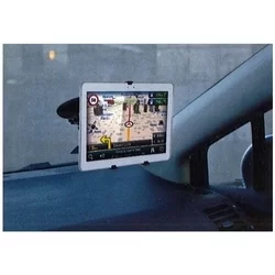 Tablettartó: Rebeltec M60 - 2in1 fejtámlára/szélvédőre rögzíthető 360 fokban elforgatható fekete tablet tartó-3