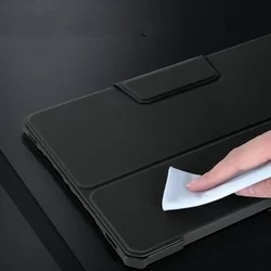 Tablettok Samsung Galaxy Tab S7 FE (SM-T730, SM-T733, SM-T736B) - INFILAND Multiple Angels fekete tablet tok-1