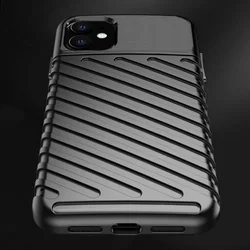 Telefontok iPhone 11 - Thunder fekete ütésálló szilikon hátlaptok-3