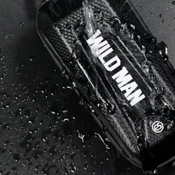 Biciklis tartó: WildMan E5S - Univerzális, vízálló bicikli kormányra szerelhető, fekete telefon tartó táska tároló rekesszel-6
