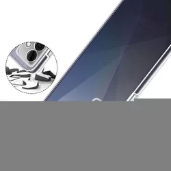 Telefontok Samsung Galaxy A33 5G - átlátszó szilikon előlap + plexi hátlapi tok 360°-3