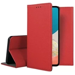 Telefontok Samsung Galaxy A53 5G - piros mágneses szilikon keretes könyvtok-3