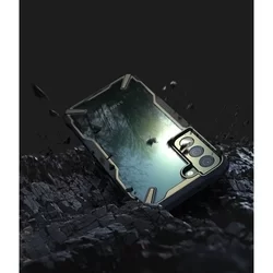 Telefontok Samsung Galaxy S22 - Ringke Fusion X fekete ütésálló tok-4
