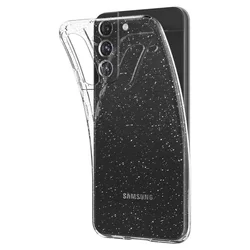 Telefontok Samsung Galaxy S22 - Spigen Liquid Crystal Glitter átlátszó hátlap tok-4