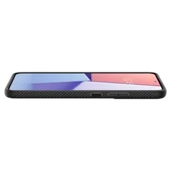 Telefontok Samsung Galaxy S22 - SPIGEN Liquid Air matt fekete hátlap tok-5