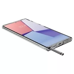 Telefontok Samsung Galaxy S22 Ultra - Spigen Liquid Crystal Glitter átlátszó hátlap tok-5