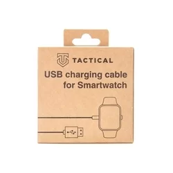 Okosóra töltő - Samsung Galaxy Watch Active 2 / Watch 3 / 4 / 5 / 5 Pro / 6 / 6 Classic okosóra asztali töltő állvány + USB/MicroUSB kábel - TACTICAL fekete-1