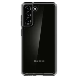 Telefontok Samsung Galaxy S21 FE - SPIGEN LIQUID CRYSTAL CRYSTAL CLEAR TOK-1