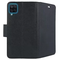 Telefontok Huawei P40 Lite - FANCY fekete szilikon keretes könyvtok-2