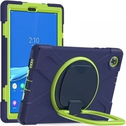 Tablettok Lenovo Tab M10 Plus 10,3 (TB-X606F) - Tech-Protect X-Armor ütésálló, kitámasztható kék/zöld tablet tok-2