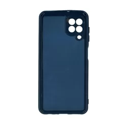 Telefontok Samsung Galaxy A22 LTE / 4G - Jelly kék szilikon hátlap tok (csillámos)-1