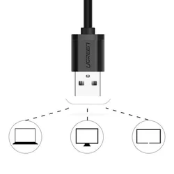 Adapter: Ugreen 30143 - USB / audio jack (3,5mm) adapter fehér-2