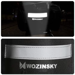 Biciklis tartó: Wozinsky WBB3BK - Univerzális, vízálló kerékpár csomagtartóra szerelhető, fekete táska, vállpánttal-6