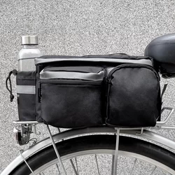 Biciklis tartó: Wozinsky WBB3BK - Univerzális, vízálló kerékpár csomagtartóra szerelhető, fekete táska, vállpánttal-8