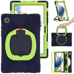 Tablettok Samsung Galaxy Tab A8 10.5 X200 / X205 - Tech-Protect X-Armor ütésálló, kitámasztható kék/zöld tablet tok-3