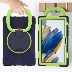 Tablettok Samsung Galaxy Tab A8 10.5 X200 / X205 - Tech-Protect X-Armor ütésálló, kitámasztható kék/zöld tablet tok-9