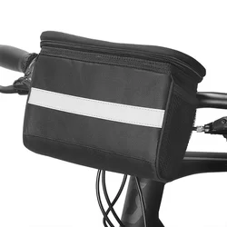 Biciklis tartó: Sahoo 11002 - Univerzális, vízálló kerékpár kormányra szerelhető, fekete táska-3