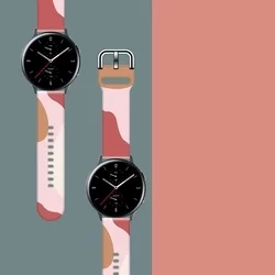 Huawei Watch GT 3 (42 mm) okosóra szíj - Strap Moro color 12 színes szilikon szíj (szíj szélesség: 20 mm)-1