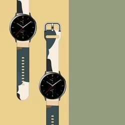 Huawei Watch GT / GT2 / GT2 Pro (46 mm) okosóra szíj - Strap Moro color 13 színes szilikon szíj (szíj szélesség: 22 mm)-1