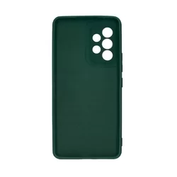 Telefontok Samsung Galaxy A53 5G - Grip zöld szilikon tok, kitámasztó ujjgyűrűvel-1