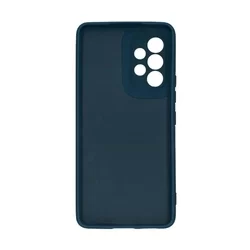 Telefontok Samsung Galaxy A53 5G - kék szilikon hátlap tok-1