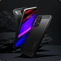 Telefontok Samsung Galaxy A53 5G - SPIGEN Rugged Armor fekete tok-2