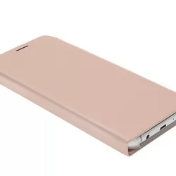 Telefontok Samsung Galaxy S7 Edge - G935F - kihajtható tok - halvány pink (8719273251720)-1