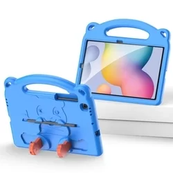 Tablettok Samsung Galaxy Tab S6 Lite 2020 /2022 (SM-P610, SM-P615, SM-P613, SM-P619) - Dux Ducis Panda - kék, kitámasztható tablet tok-1