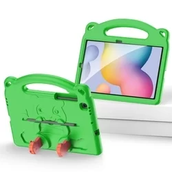 Tablettok Samsung Galaxy Tab S6 Lite 2020 /2022 (SM-P610, SM-P615, SM-P613, SM-P619) - Dux Ducis Panda - zöld, kitámasztható tablet tok-1