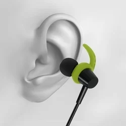 Headset: Forver SP-100 - fekete/zöld stereo headset fülhallgató, mikrofonnal-1