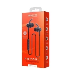 Headset: Forever BSH-400 - fekete stereo sport bluetooth headset, fülhallgató-1