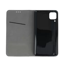 Telefontok Huawei P40 Lite - Smart Magnetic fekete szilikon keretes mágneses könyvtok-2