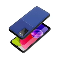 Telefontok Samsung Galaxy A03S - Elegance kék műanyag hátlap tok szilikon kerettel-2