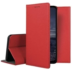 Telefontok Nokia G11 / G21 - piros mágneses szilikon keretes könyvtok-3