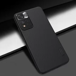 Telefontok Xiaomi Redmi Note 11 Pro+ Plus 5G - Nillkin Super Frosted fekete hátlaptok-2