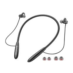 Headset: Hoco ES61 - fekete stereo sport bluetooth headset fülhallgató, MicroSD porttal-2