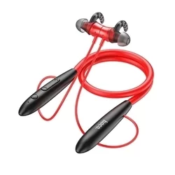Headset: Hoco ES61 - piros stereo sport bluetooth headset fülhallgató, MicroSD porttal-1