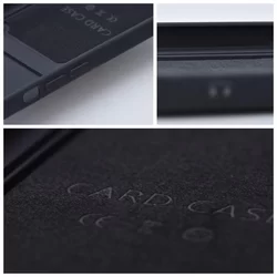 Telefontok Samsung Galaxy A33 5G - Forcell Card - fekete kártyatartós szilikon hátlap tok-6