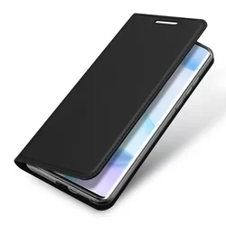 Telefontok Huawei nova 9 - Dux Ducis fekete flipcover tok-1