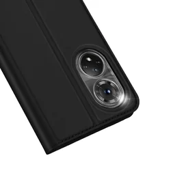 Telefontok Huawei nova 9 - Dux Ducis fekete flipcover tok-3