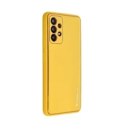 Telefontok Samsung Galaxy A33 5G - Forcell műbőr hátlap tok, sárga-4