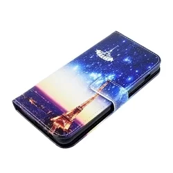 Telefontok Samsung Galaxy A5 2018 / A8 2018 A530 - kihajtható tok - mintás-2
