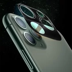 Üvegfólia iPhone 11 - teljes kamerát fedő üvegfólia fekete kerettel-1