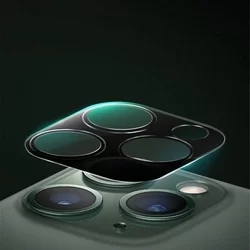 Üvegfólia iPhone 11 - teljes kamerát fedő üvegfólia fekete kerettel-2
