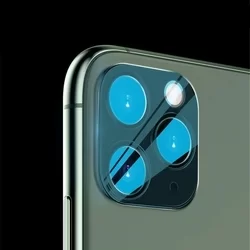 Üvegfólia iPhone 11 - teljes kamerát fedő üvegfólia fekete kerettel-3