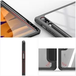 Tablettok Samsung Galaxy Tab S7 11,0 coll (SM-T870, SM-T875) - DUX DUCIS TOBY fekete ütésálló tok-8