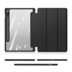 Tablettok Samsung Galaxy Tab S8 11,0 coll (SM-X700, SM-X706) - DUX DUCIS TOBY fekete ütésálló tok-6