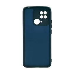 Telefontok Xiaomi Redmi 10C - kék szilikon tok-1