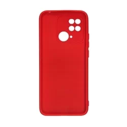 Telefontok Xiaomi Redmi 10C - piros szilikon tok-1