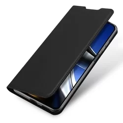 Telefontok Xiaomi POCO X4 PRO 5G - Dux Ducis fekete kinyitható tok-1
